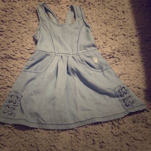 Toddler denim dress